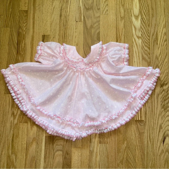 Vintage Cindy  Sue Dress & Bottoms with Ribbon and Flowers Frills Size 24M - Picture 10 of 10